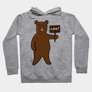 Cake Cute Bear Illustration Hoodie